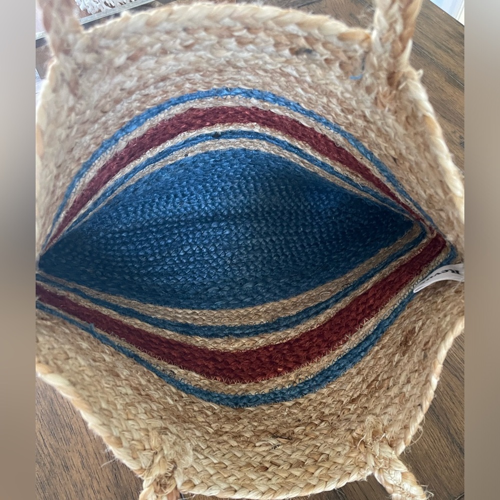Revue boho style jute tote bag - Picture 4 of 8